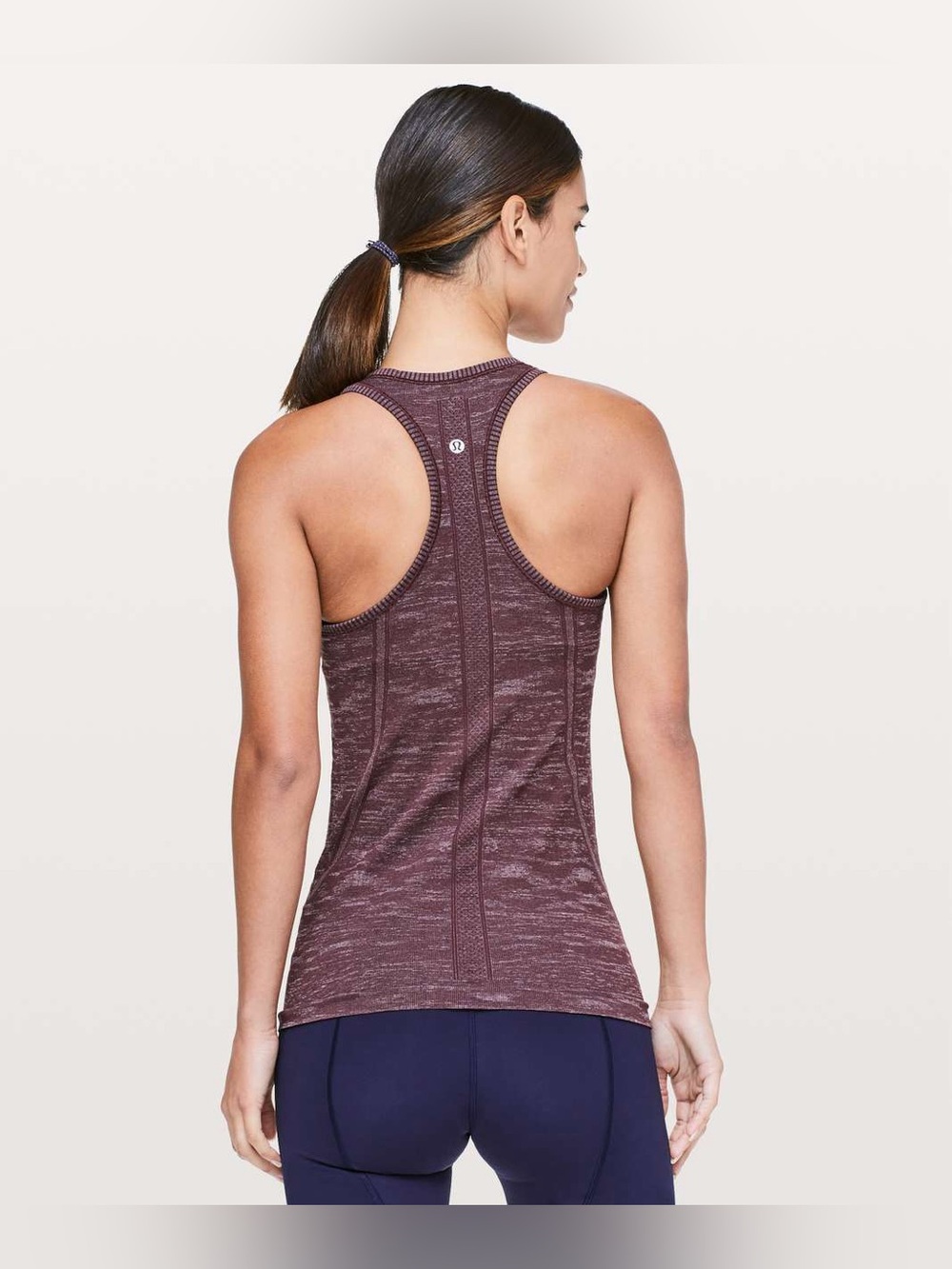 Lululemon swiftly tech racerback workout gym tank top 2.0 heathered maroon